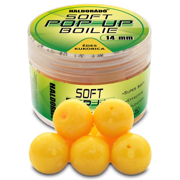 Haldorádó Super Soft Édes Kukorica 14mm Pop Up Bojli 20db