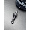 Haldorádó Tungsten Swivel Beads Small Wolframowy Gumowy Adapter Stopujący do Zestawu Końcowego 5szt.