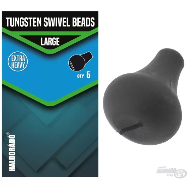 Haldorádó Tungsten Swivel Beads Large Wolframowy Gumowy Adapter Stopera do Zestawu Końcowego 5db
