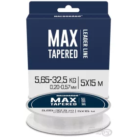   Haldorádó Max Tapered Leader 0,20-0,57mm 5x15m Monofilny Przypon Strzałowy