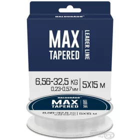   Haldorádó Max Tapered Leader 0,23-0,57mm 5x15m Monofilny Przypon Strzałowy