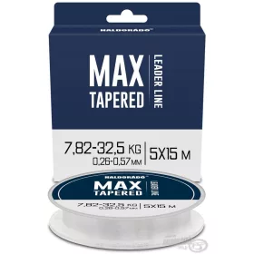   Haldorádó Max Tapered Leader 0,26-0,57mm 5x15m Monofilny Przypon Strzałowy