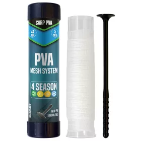   Haldorádó Carp PVA Mesh System 44mm Siatka PVA na rurce z ubijakiem 5m