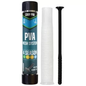   Haldorádó Carp PVA Mesh System 25mm Siatka PVA na Rurce z Kompresorem 5m