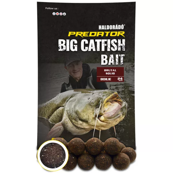 Haldorádó Catfish Bait Brutal Squid 24+mm Kulki Proteinowe 1kg