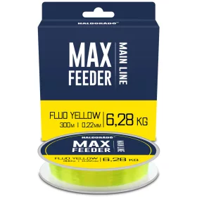  Haldorádó Max Feeder Fluo Yellow 0,22mm 300m Monofil Főzsinór