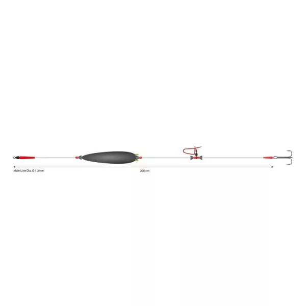 Mikado Catfish 200cm 2/0 Monofil Przypon