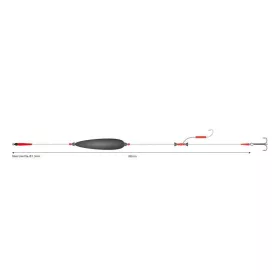   Mikado Mono Catfish 200cm 2/0 Przypon Sumowy z Podwójnym Hakiem