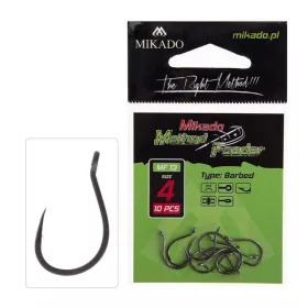   Mikado Method Feeder MF13 8 Oczkowy, Z zadziorem Haczyk karpiowy 10 szt.