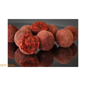   HNV Baits Truskawkowy Shake Rozpuszczalne Kulki proteinowe 24mm 1kg