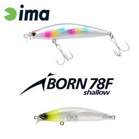   Ima iBorn 78F Shallow 7,8cm 8,5gr 004 Chart Head Clear Wobler