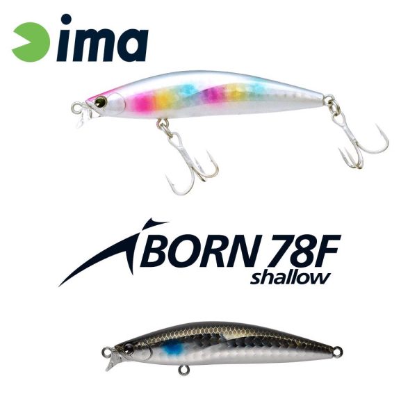 __Ima iBorn 78F Shallow__ 7,8cm 8,5gr 007 Mullet Wobbler