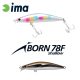 Ima iBorn 78F Shallow 7,8cm 8,5gr 008 Haku Wobbler