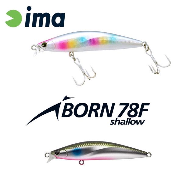 Ima iBorn 78F Shallow 7,8cm 8,5gr 013 Mat Mullet Wobbler