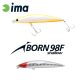 Ima iBorn 98F Shallow 9,8cm 13gr 001 Red Head Wobler