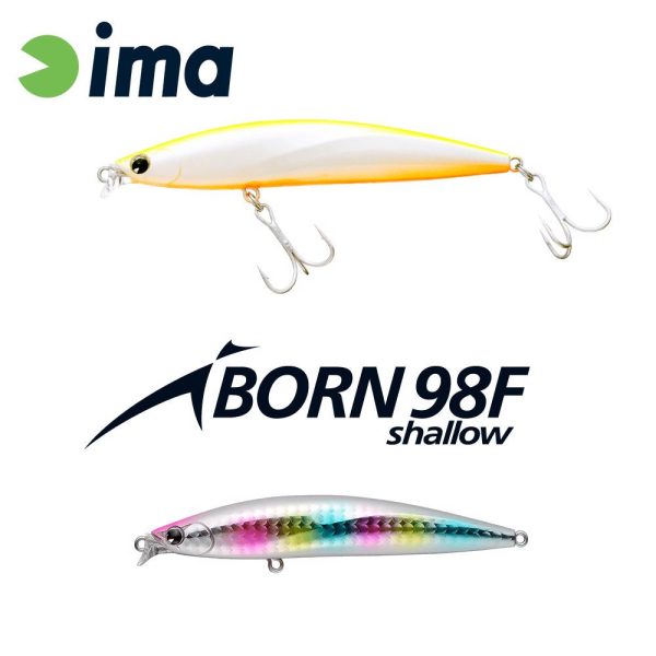 __Ima iBorn 98F Shallow__ 9,8cm 13gr 004 Cotton Candy Wobbler