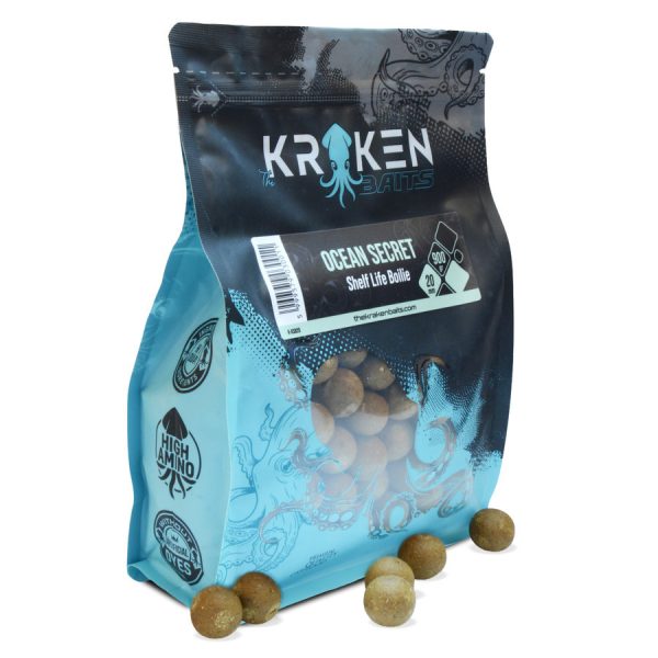 The Kraken Baits Ocean Secret Shelf Life Rybno-Muszlowe Kulki Proteinowe 12mm 900gr