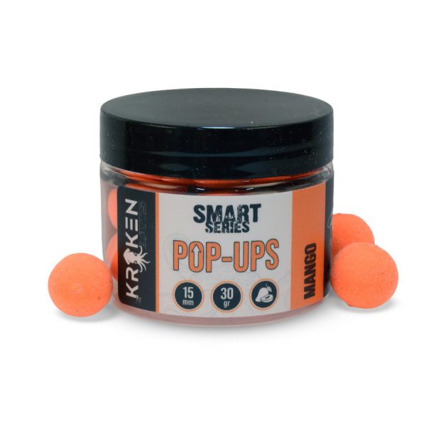 The Kraken Baits Smart Series Fluo Orange Crazy Mango 15mm Pop Up 30gr