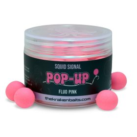   The Kraken Baits Squid Signal Fluo Różowy 15mm Kałamarnica Pop Up 50gr
