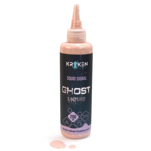 The Kraken Baits Squid Signal Ghost Kałamarnica Płynny Aromat 200ml