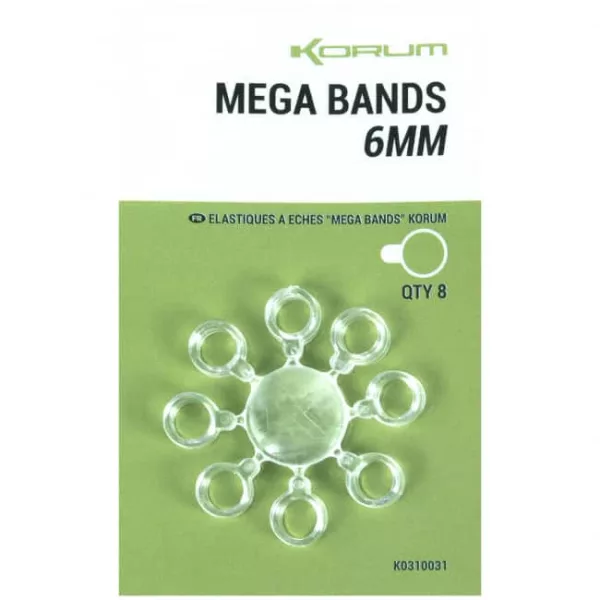 Korum Mega Bands 6mm Pelletkarika