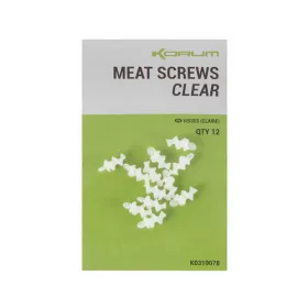 Korum Meat Screws (clear) Wkręt do przynęt