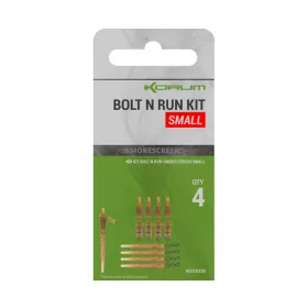 Korum Smokescreen Bolt N Run Kit Mały Zestaw Końcowy 4db