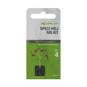 Korum Smokescreen Specjalistyczny Zestaw Heli Rig 4db