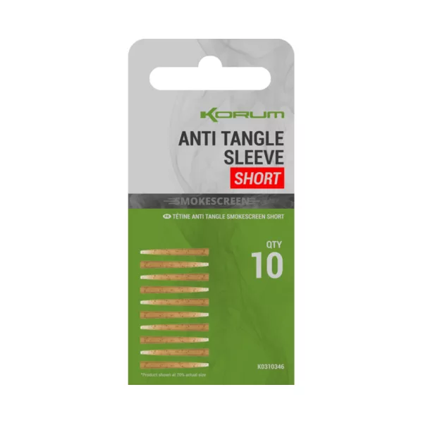 Korum Smokescreen Anti Tangle Sleeves Short Przeciwplątaniowy 10szt