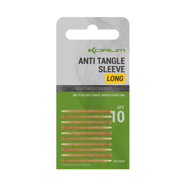 Korum Smokescreen Anti Tangle Sleeves Long Przeciwplątaniowe 10szt