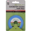 Korum Limitless Quickstop Feeder Hair Rigs 1m 10 Füles, Szakállas Monofil Előkötött Horog 8db