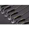 Korum Power Braid Spiked Method Hair Rigs 8 Füles, Szakállas Fonott Előkötött Horog Csalitüskével 8db