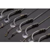 Korum Power Braid Method Hair Rigs 8-pętelkowy, z brodą, pleciony gotowy przypon z haczykiem 8db