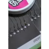 Korum Power Braid Method Hair Rigs 8-pętelkowy, z brodą, pleciony gotowy przypon z haczykiem 8db
