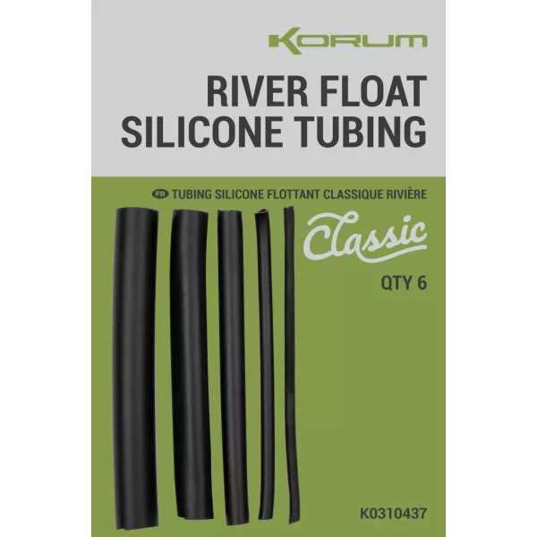Rurka silikonowa Korum Classic River Float Silicone Tubing do mocowania spławika 70mm 6szt.