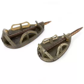 Korum Camo Method Twin Pack Small Method Basket with Filler