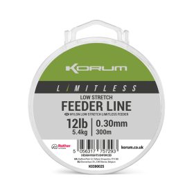   Korum Limitless Feeder Line Monofil Żyłka Główna 0,30mm 300m
