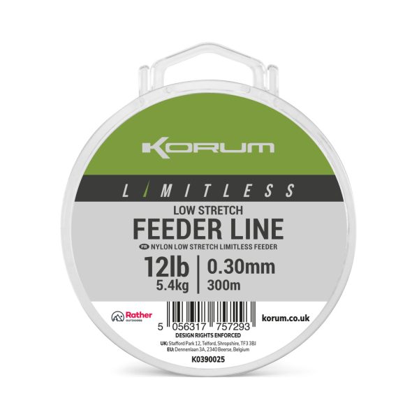 Korum Limitless Feeder Line Monofil Żyłka Główna 0,30mm 300m