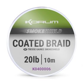   Korum Smokeshield Coated Braid  20lb Fonott Előkezsinór 10m