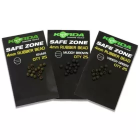 Korda Safe Zone 4mm Rubber Bead Green - 25 pcs - rubber bead