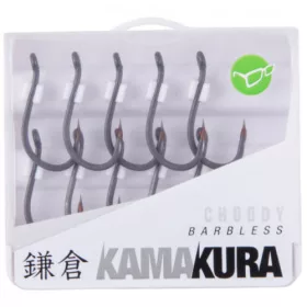   Korda Kamakura Choddy Barbless 8 hak z oczkiem, bezzadziorowy 10szt