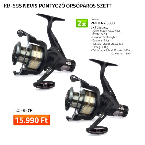 Nevis Para Kołowrotków Karpiowych