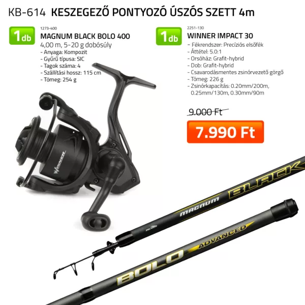 Nevis 4,00m Zestaw Spławikowy na Leszcze i Karpie