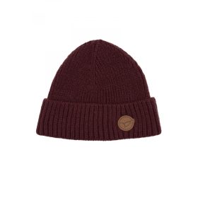 Korda Trawler Beanie Burgundowa Czapka Dzianinowa