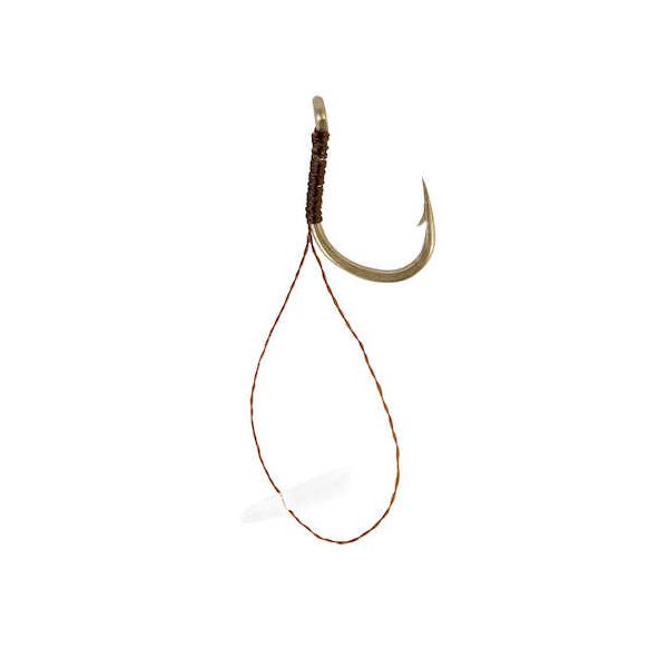 Korum Hook Hairs With Quickstops Barbed Size 12 Monofil przypon z włosem z zadziorem