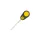 Korda Braided Hair Needle 7 cm (yellow) - igła do kulek/przynęt