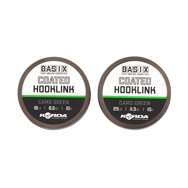Korda Basix Coated Hookling Powlekana przyponówka 25lb 10m