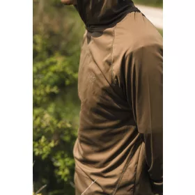   Korda Sötét Khaki UPF Kapucnis Felső Hosszú Ujjú UV Póló 4XL