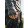 Korda Szénszürke UPF Kapucnis Felső Hosszú Ujjú UV Póló S