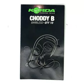__Korda__ Choddy B 10 Haczyk z Oczkiem, Bezzadziorowy 10szt.